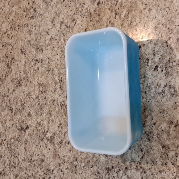 Vintage Pyrex Refrigerator Dish 502-B Major Faded Blue No Lid USA - Picture 5 of 8